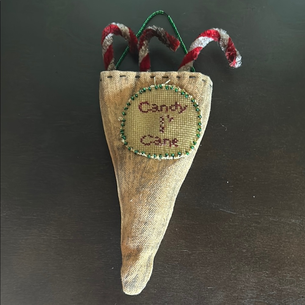 Vintage Handmade Candy Cane Holder